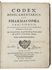 Fourth edition of the important Parisian pharmacopoeia