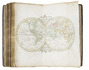 Pocket atlas of the Low Countries with the world and the continents, <BR>coloured by a contemporary hand